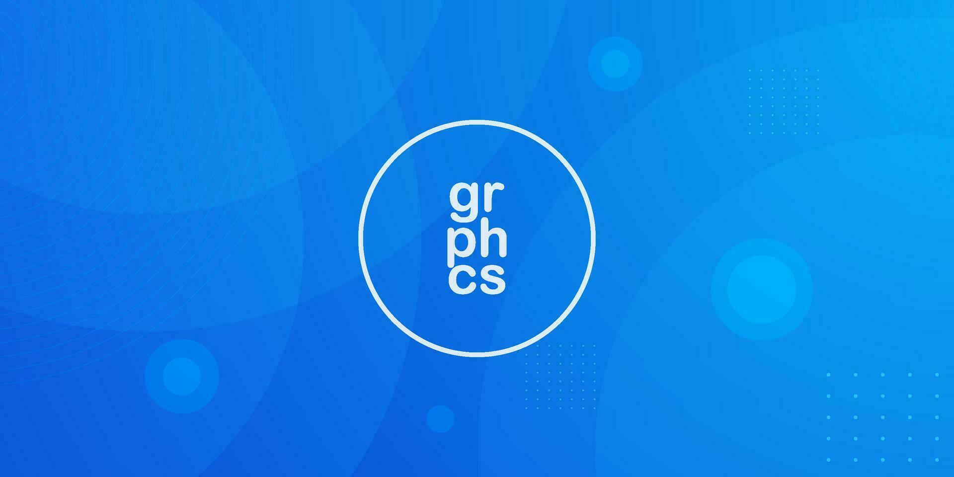 Abstract bright blue geometric gradient illustration background with simple pattern. Cool and modern design. Eps10 vector
