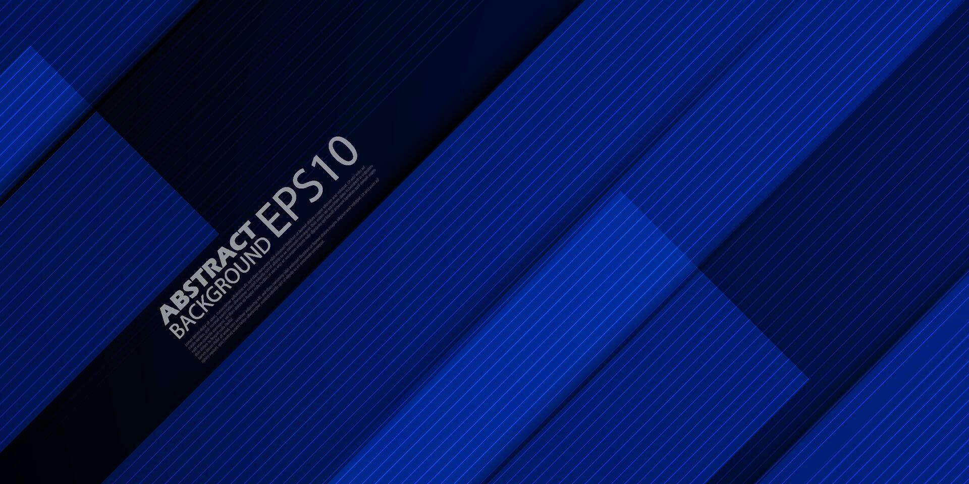 Abstract dark blue gradient background with futuristic design. Blue background with shadows. Abstract background texture design, sporty poster, banner blue background. Eps10 Vector