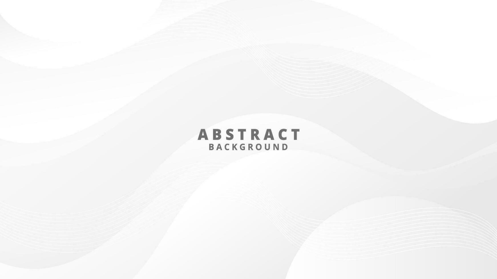 Abstract Gradient white liquid Wave Background vector