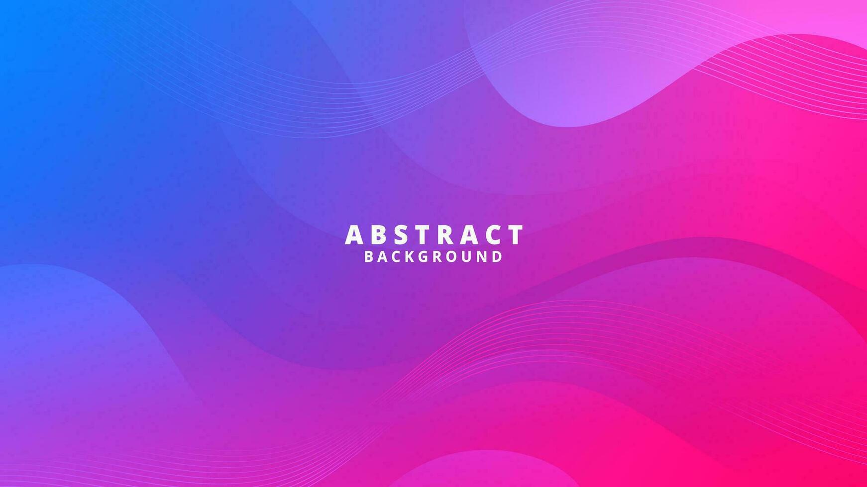 Abstract Gradient purple blue liquid Wave Background vector