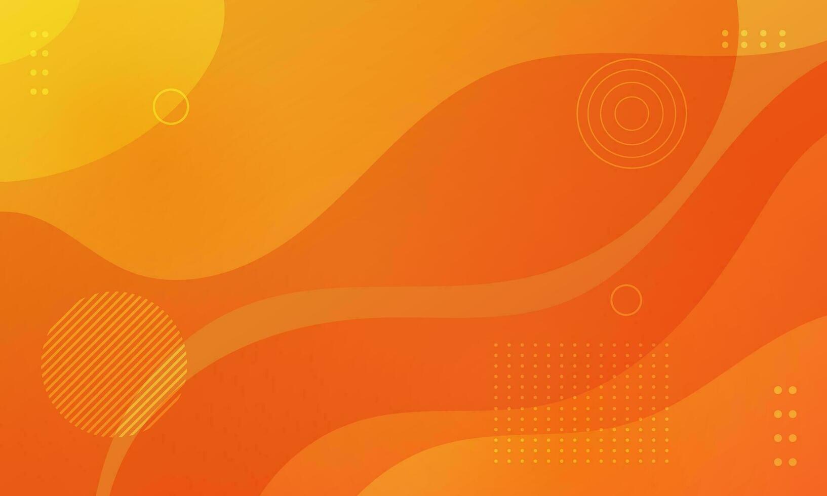 Abstract Gradient orange liquid Wave Background vector