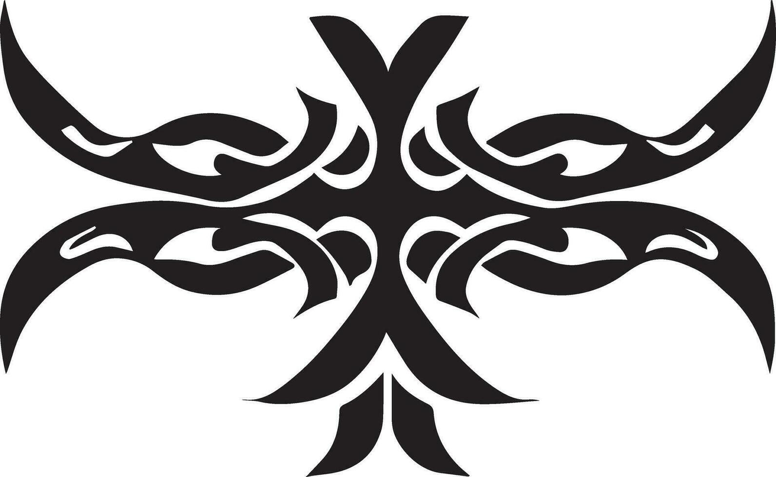 Tribal tattoo design vector illustration