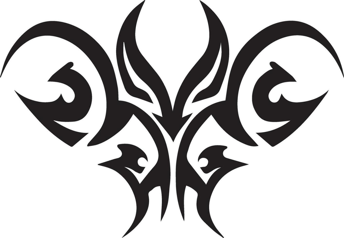 tribal tatuaje diseño ilustración vector