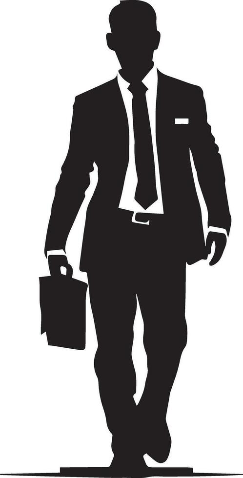 Business man vector silhouette illustration 26261659 Vector Art at Vecteezy