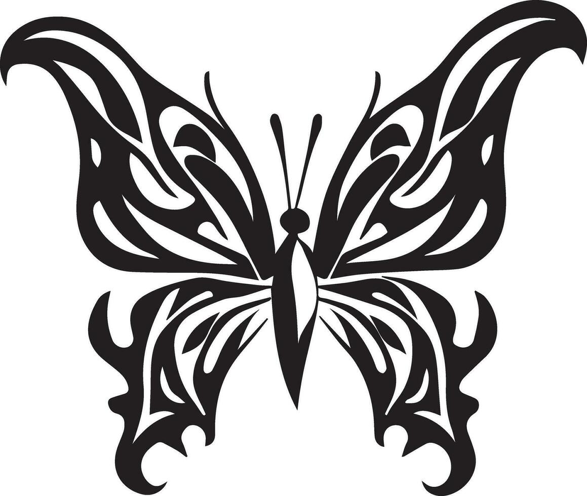 mariposa vector tatuaje diseño ilustración