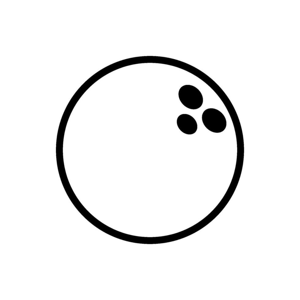 Bowling Ball icon vector design templates simple and modern