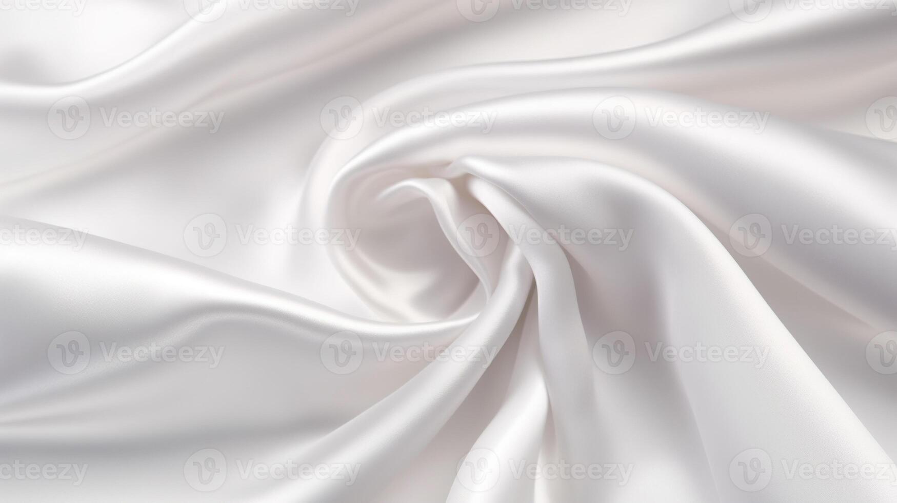 Silk fabric background. Elegance white satin silk with waves. abstract background. AI Generated photo