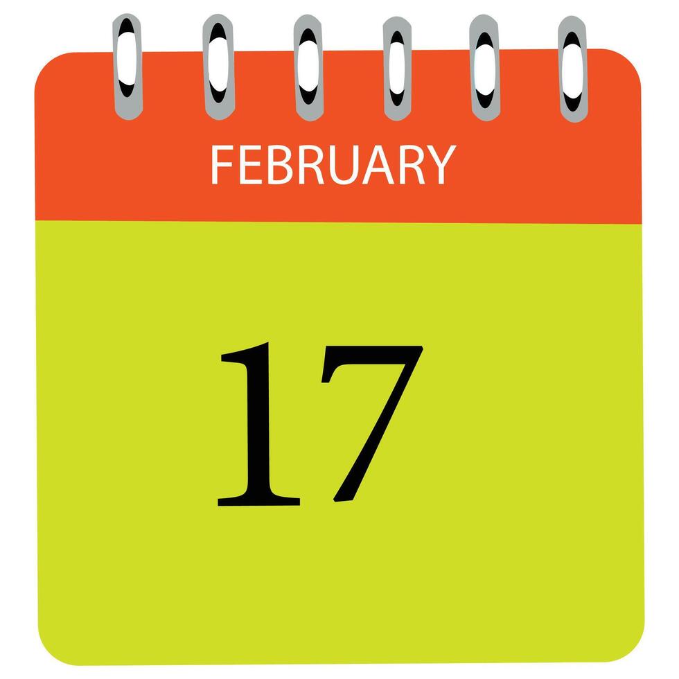 February 17 Calendar Daily Icon Date Month 26263751 Vector Art At february-17-calendar-daily-icon-date-month-26263751-vector-art-at