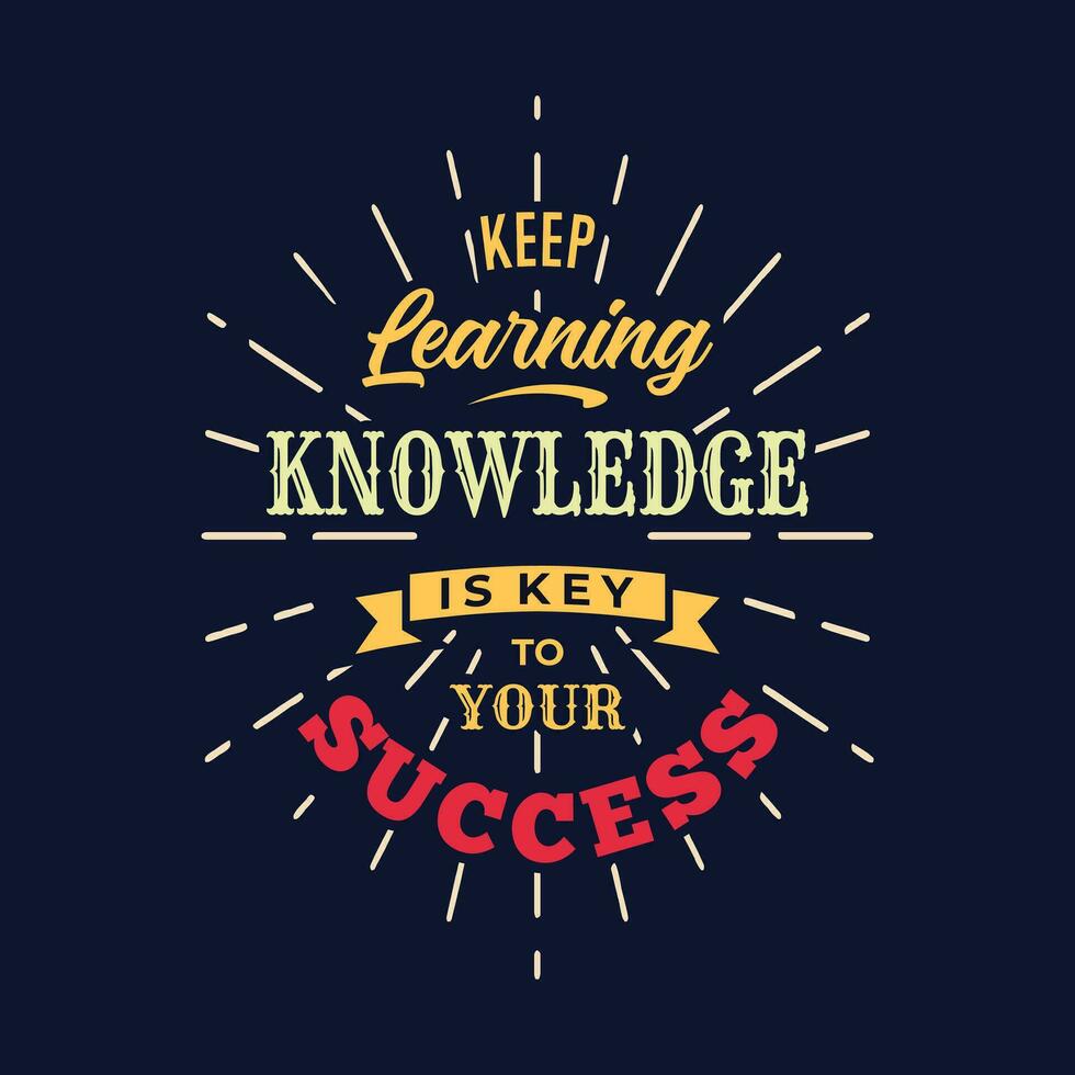 Vector Motivation Lettering Hand Drawn Quote Greeting Card