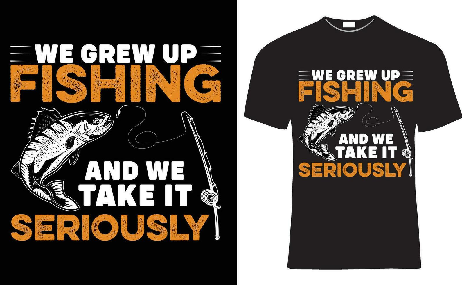 Fishing T Shirt Design vector