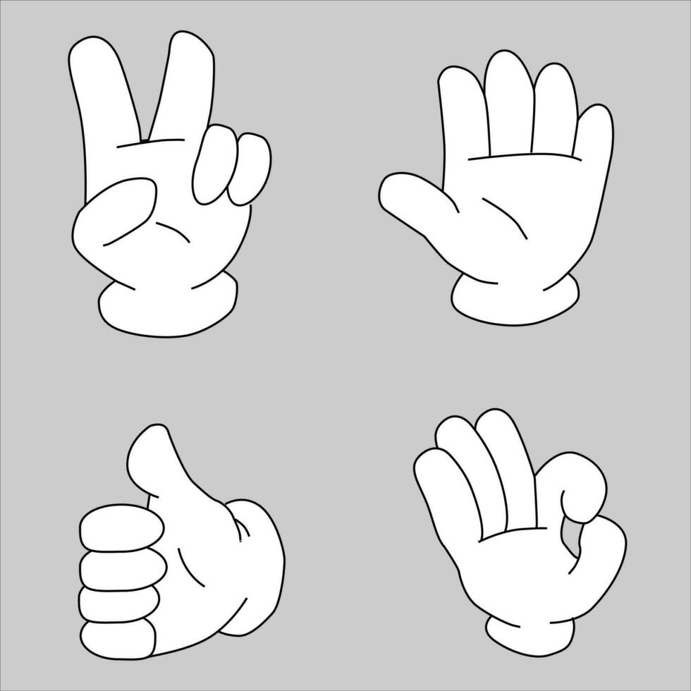 hands vector pack