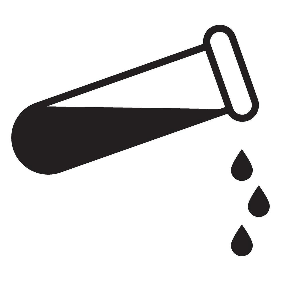 test tube icon vector