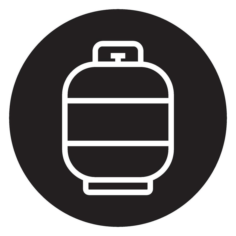 gas cylinder icon vector