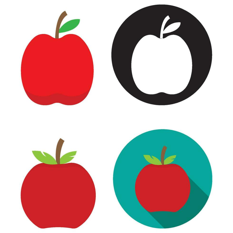 vector de icono de manzana