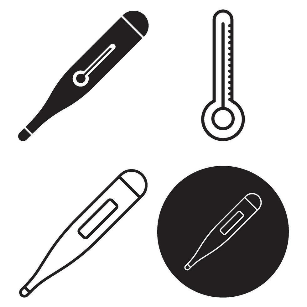 thermometer icon vector