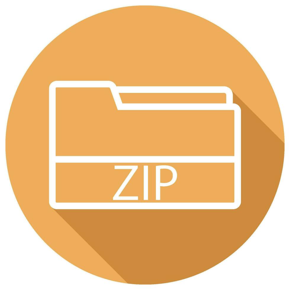 zip file icon vector