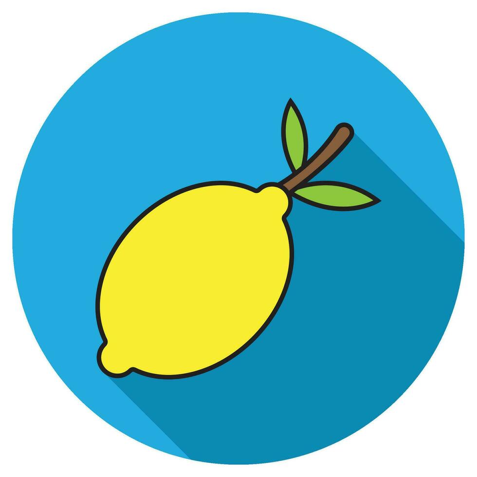 lemon icon vector