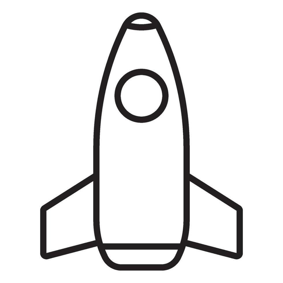 rocket icon vector