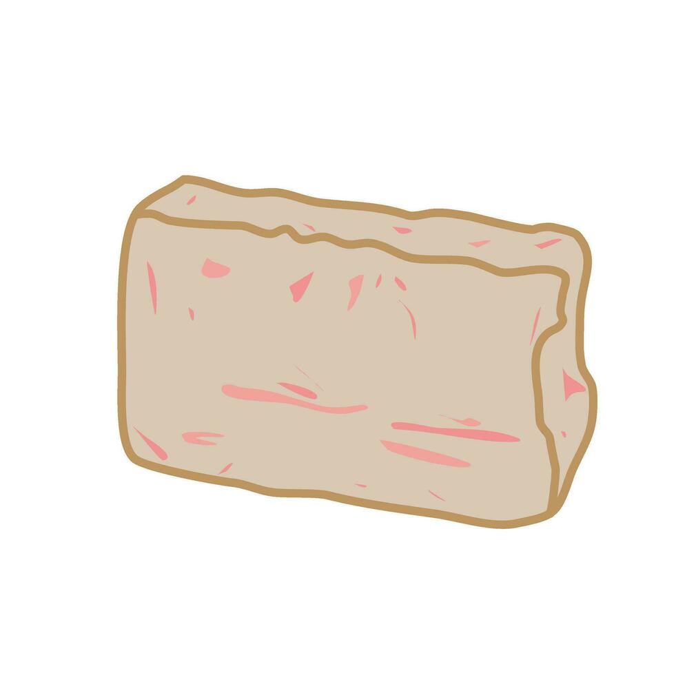 soap bar homemade natural vector illustration