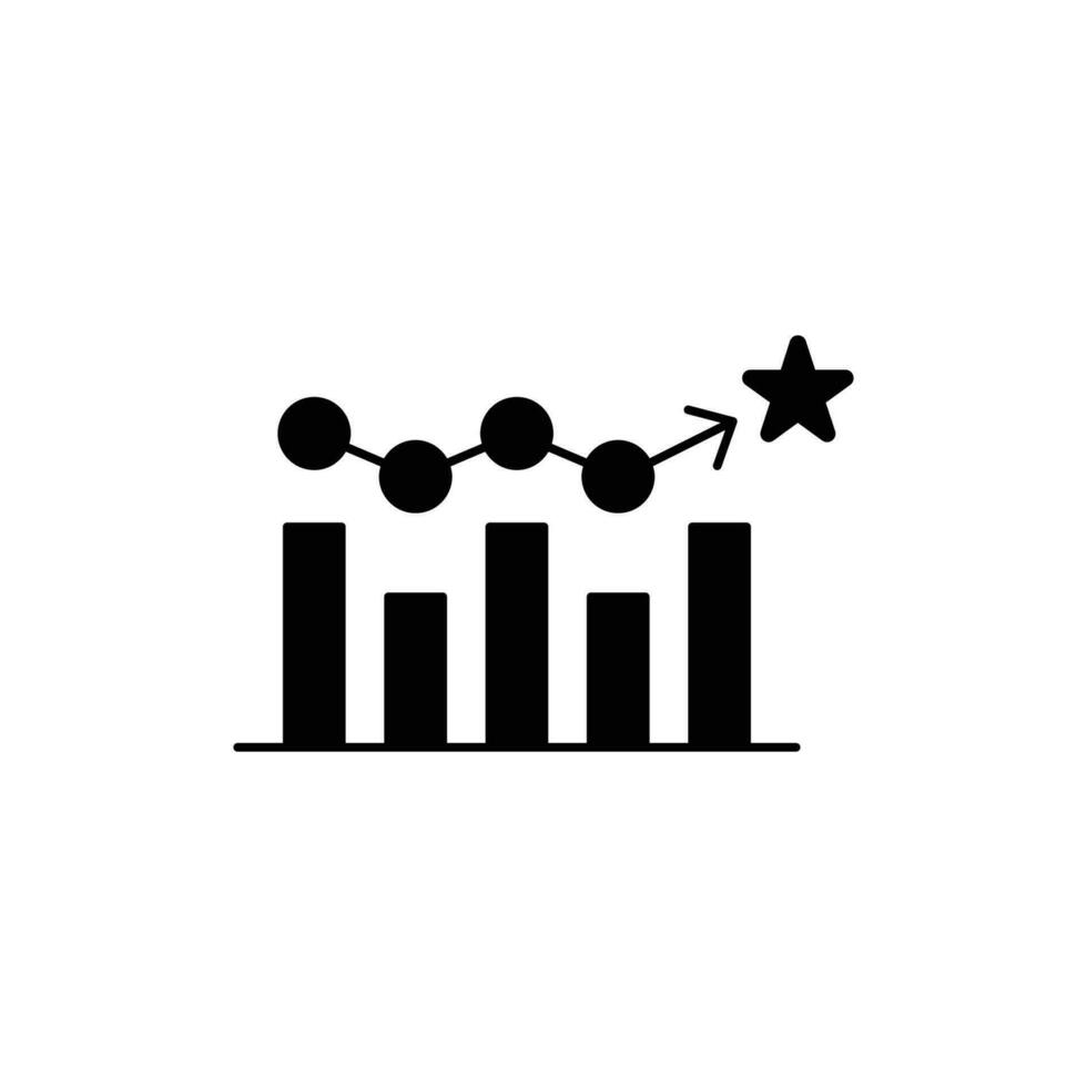 diagram icon. solid icon vector