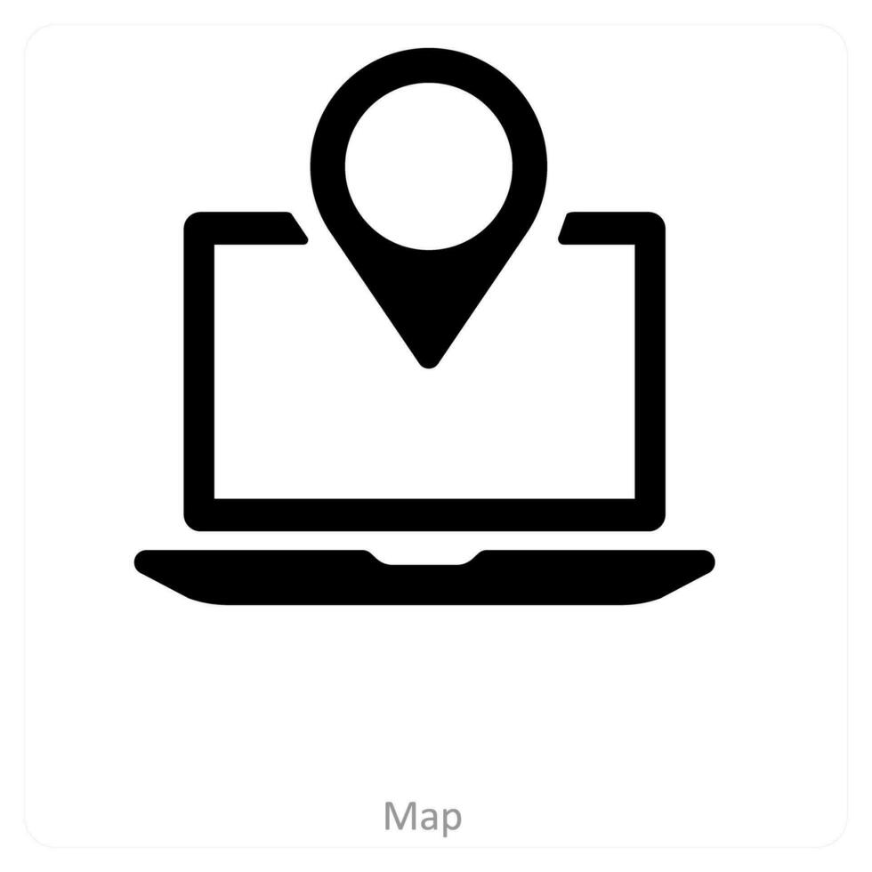 add location and sign icon concept vector