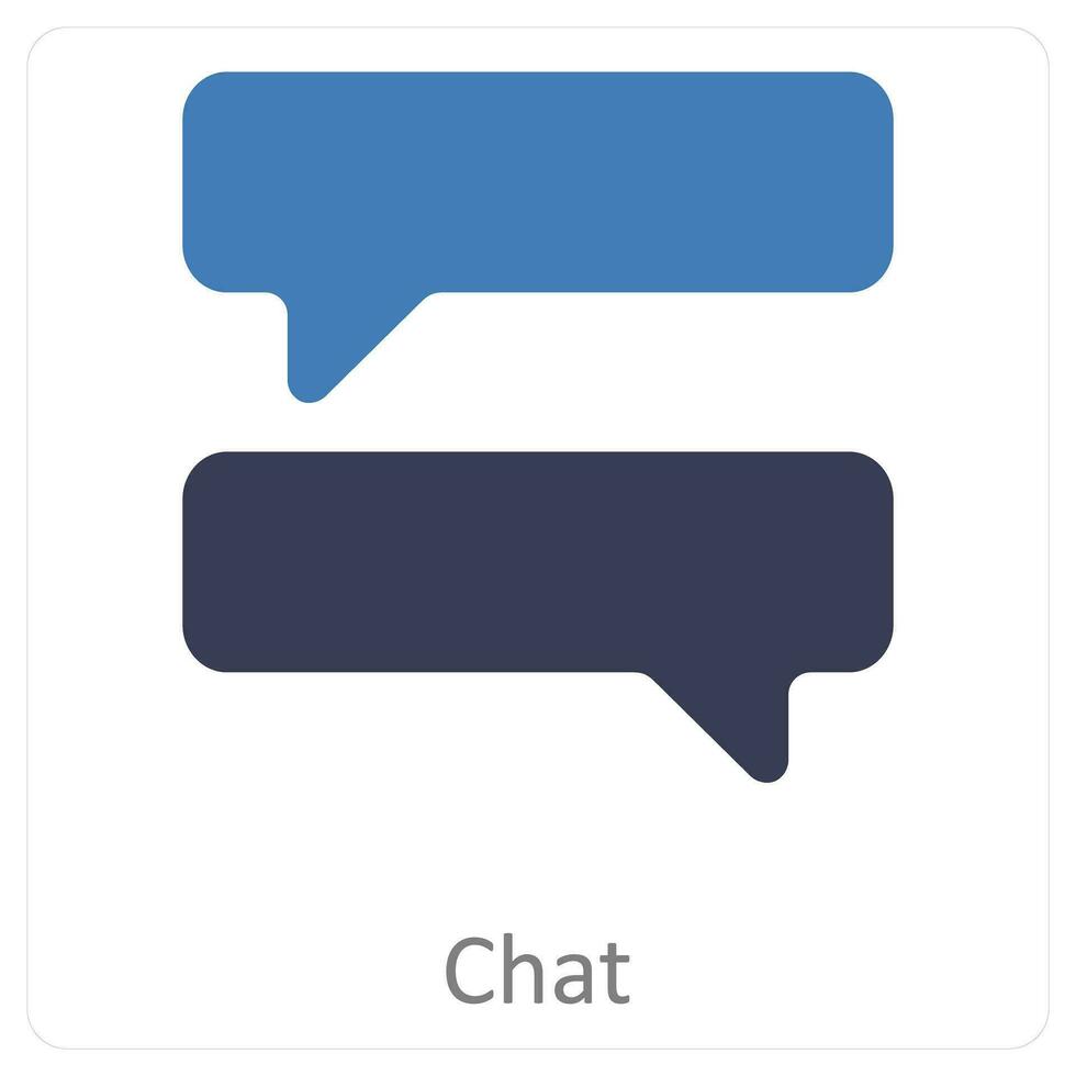 chat and communication icon concept vector