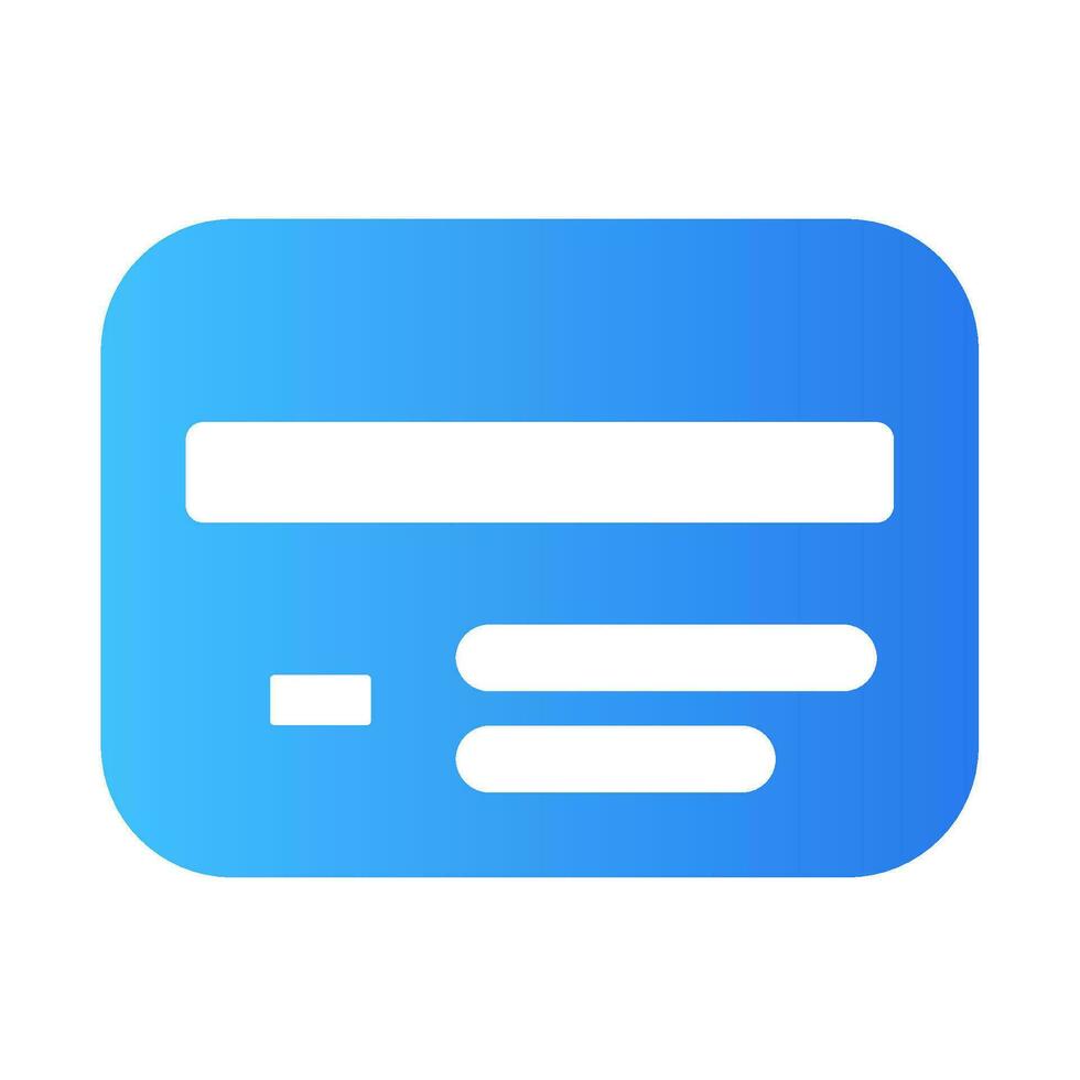 business credit card icon can be used for uiux, etc vector