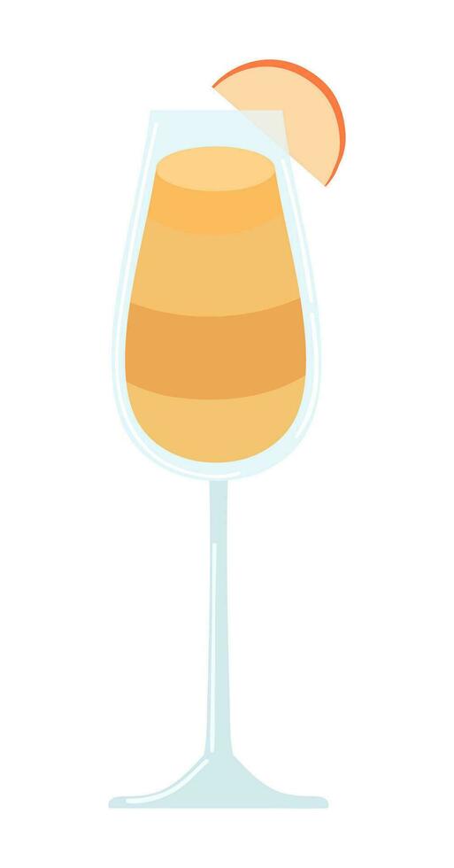 Summer alcohol cocktail vector