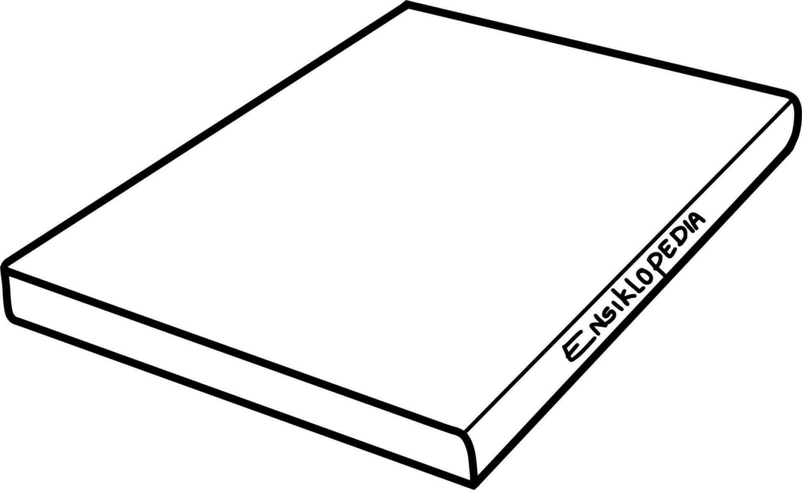 Sketch of books vector