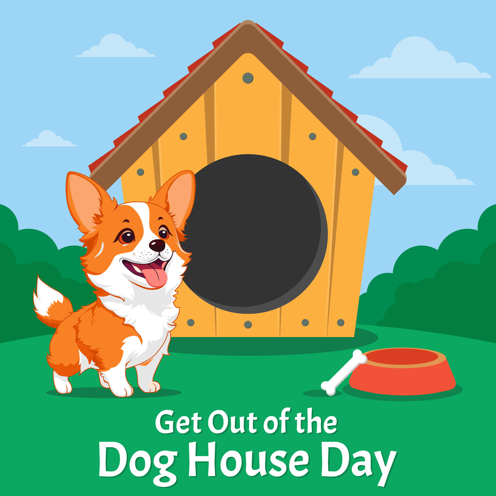 Vector Graphic Of National Get Out Of The Dog House Day 26266594 Vector vector-graphic-of-national-get-out-of-the-dog-house-day-26266594-vector