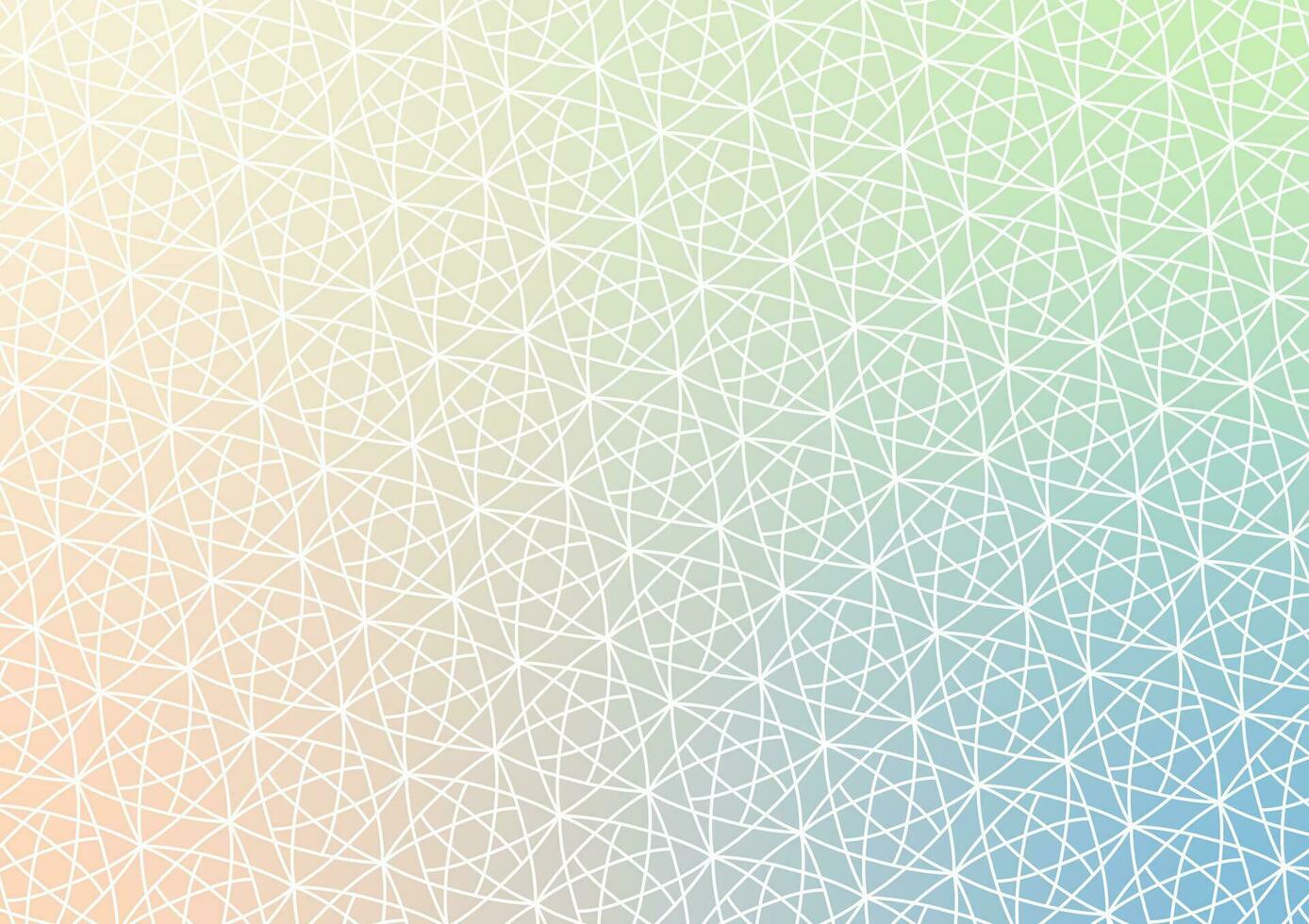 Hexagon pattern line green gradient cover banner background vector