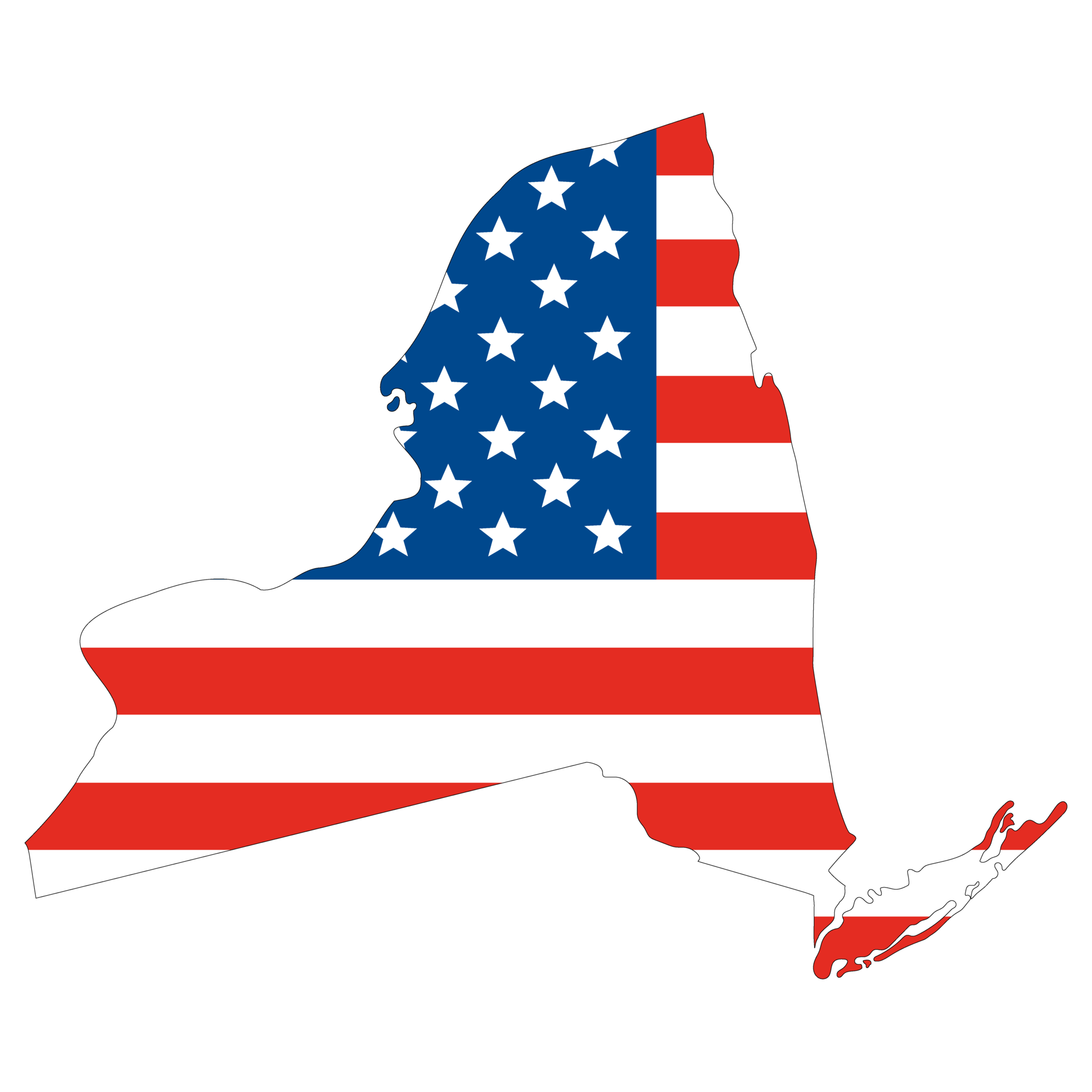new-york-map-with-flag-26266840-png