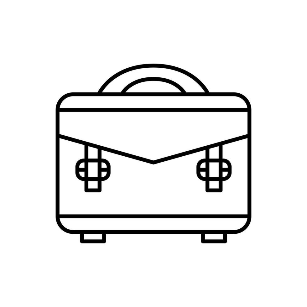 Work briefcase icon vector