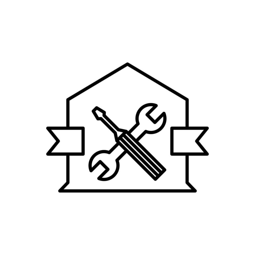 Workshop service icon vector