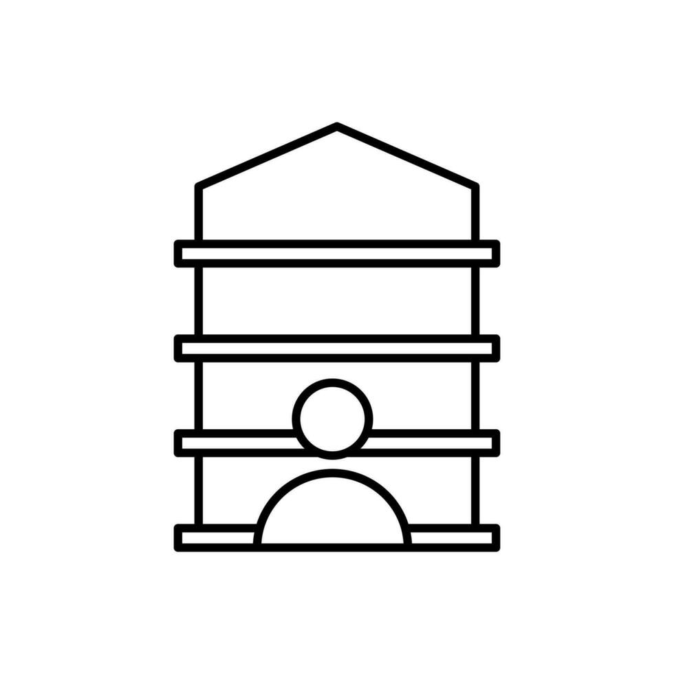 Student Hostel Icon vector