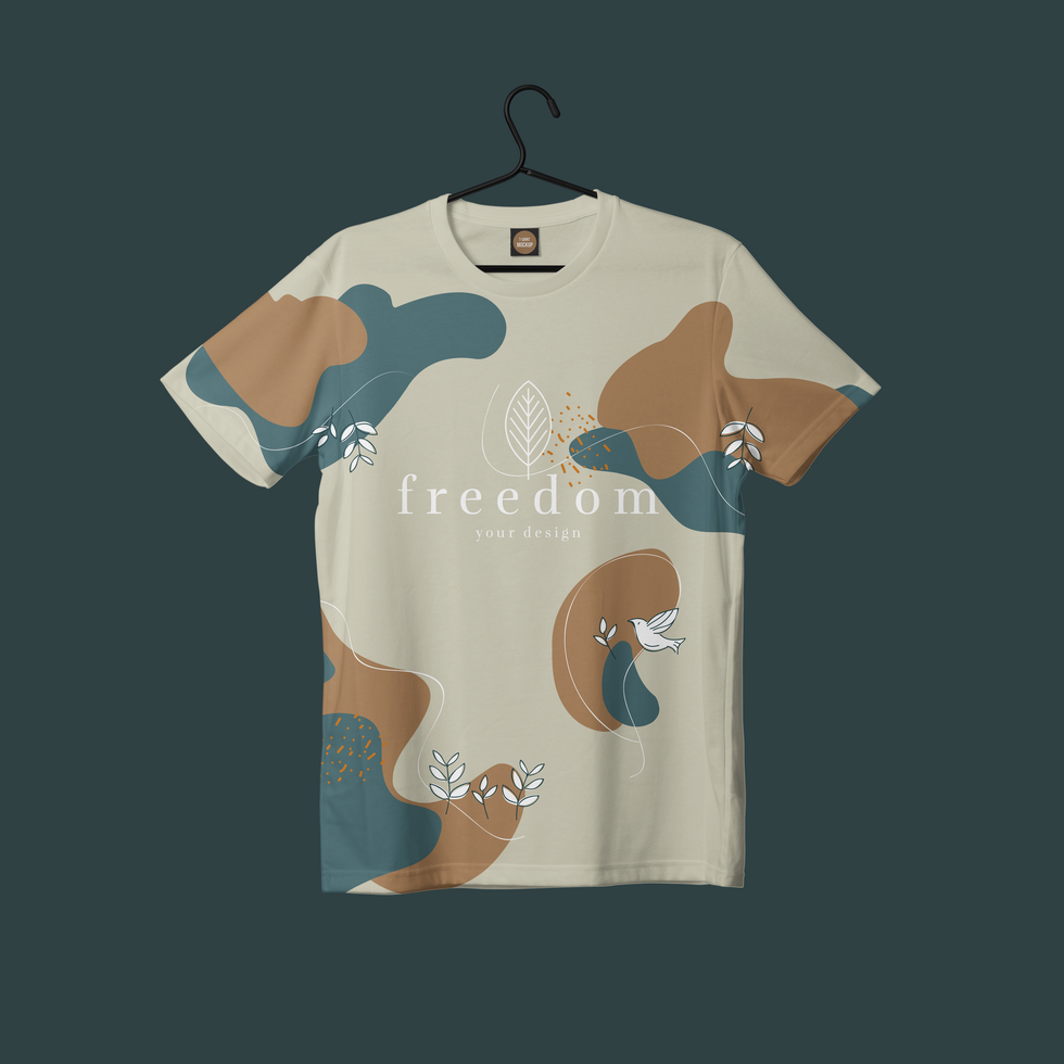 Realistic T-Shirt mockup template psd