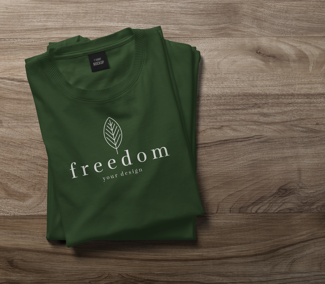 Realistic T-Shirt mockup template psd