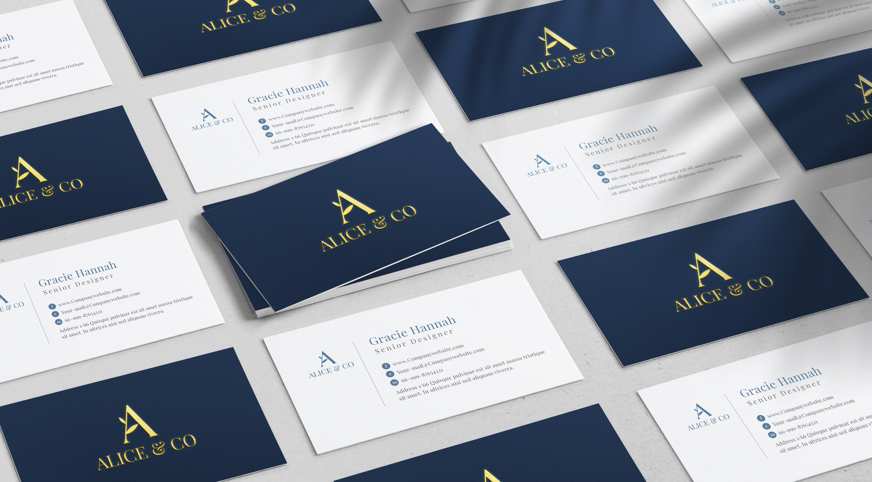 Luxury logo mockup on white craft paper - PSD Template by Mithun