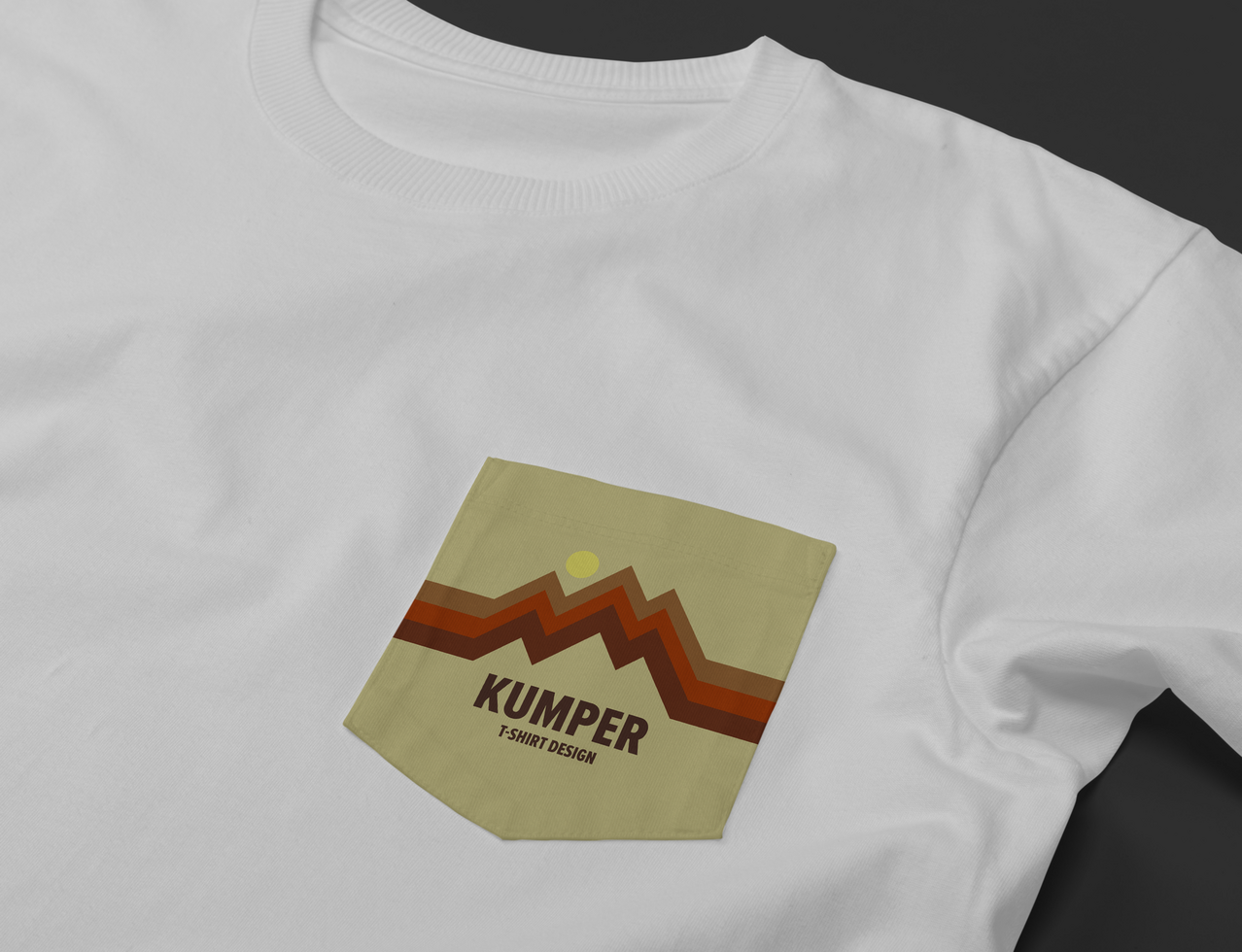 Pocket T-Shirt Mockup psd