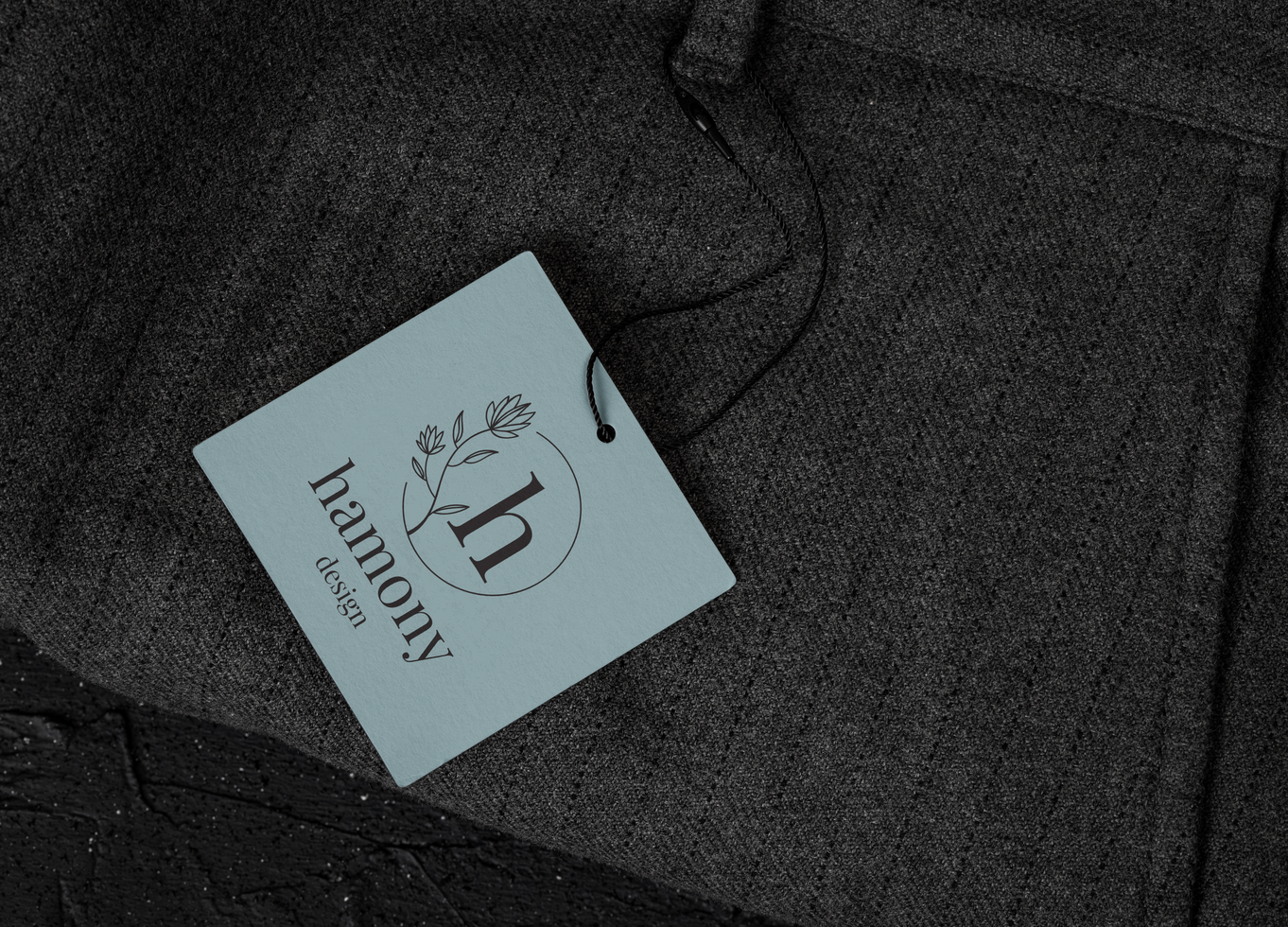 Label Tag mockup template psd