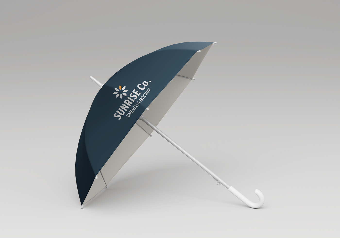 Umbrella mockup template psd