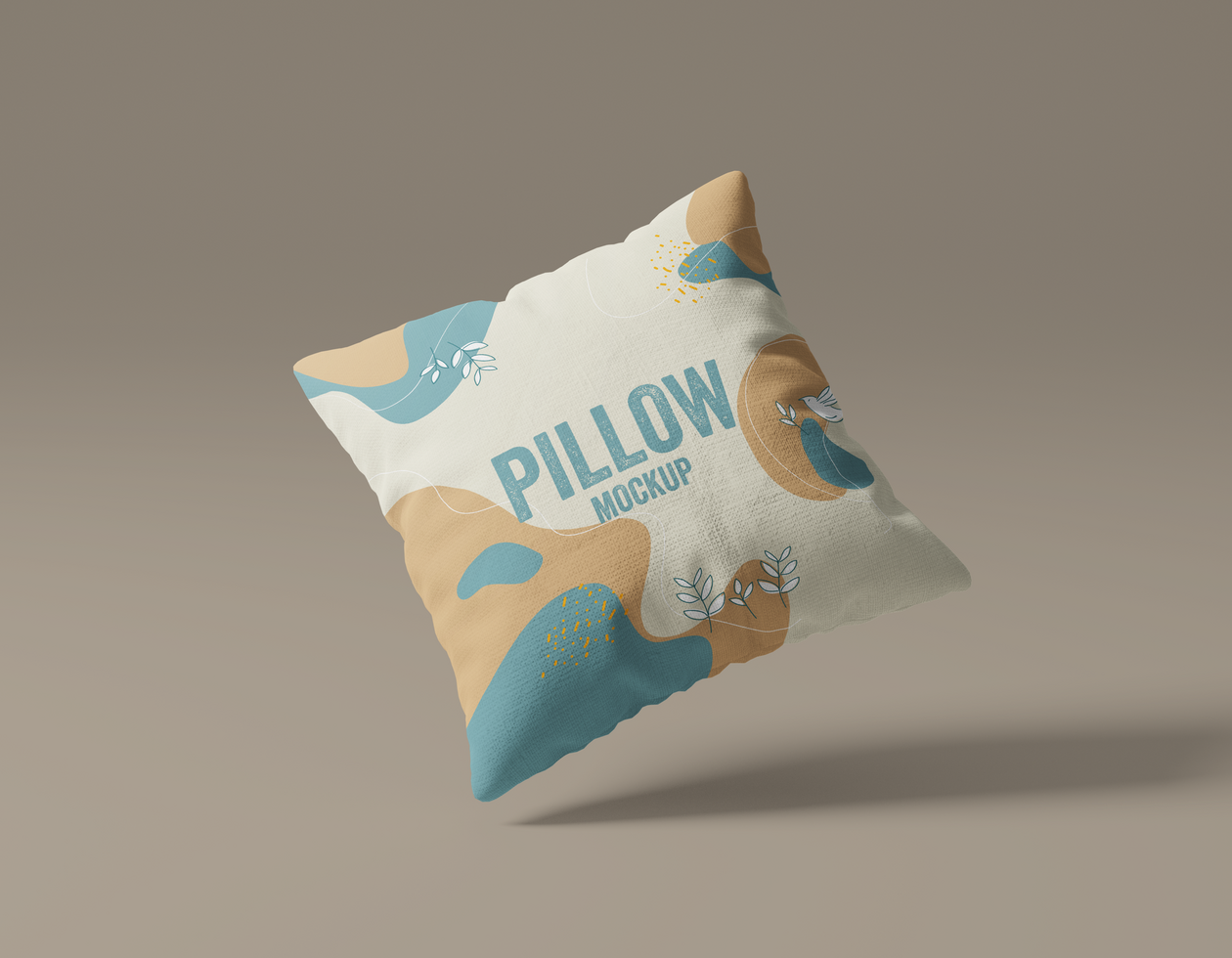 Square Pillow Mockup psd