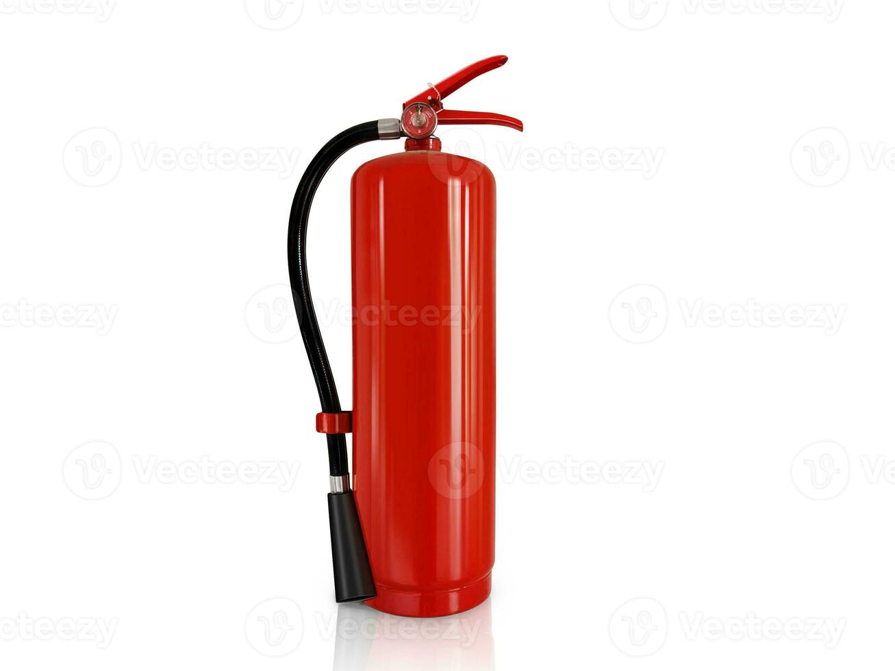 fire extinguisher isolated on white background photo