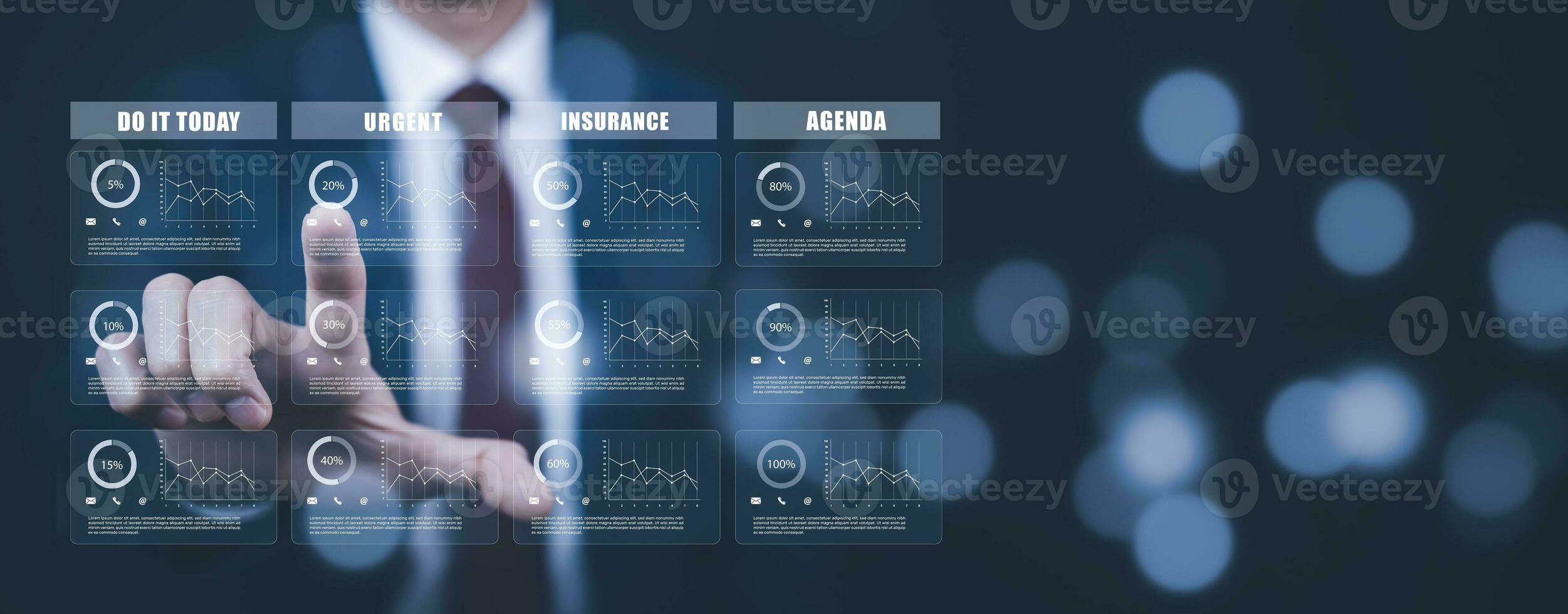 Working Data Analytics and Data Management Systems and Metrics connected to corporate strategy database for Finance, Intelligence,  Business Analytics with Key Performance Indicators, social network photo