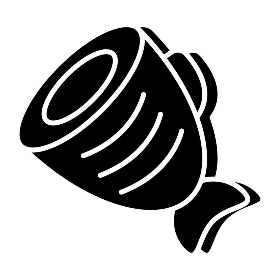 Modern design icon of ham vector