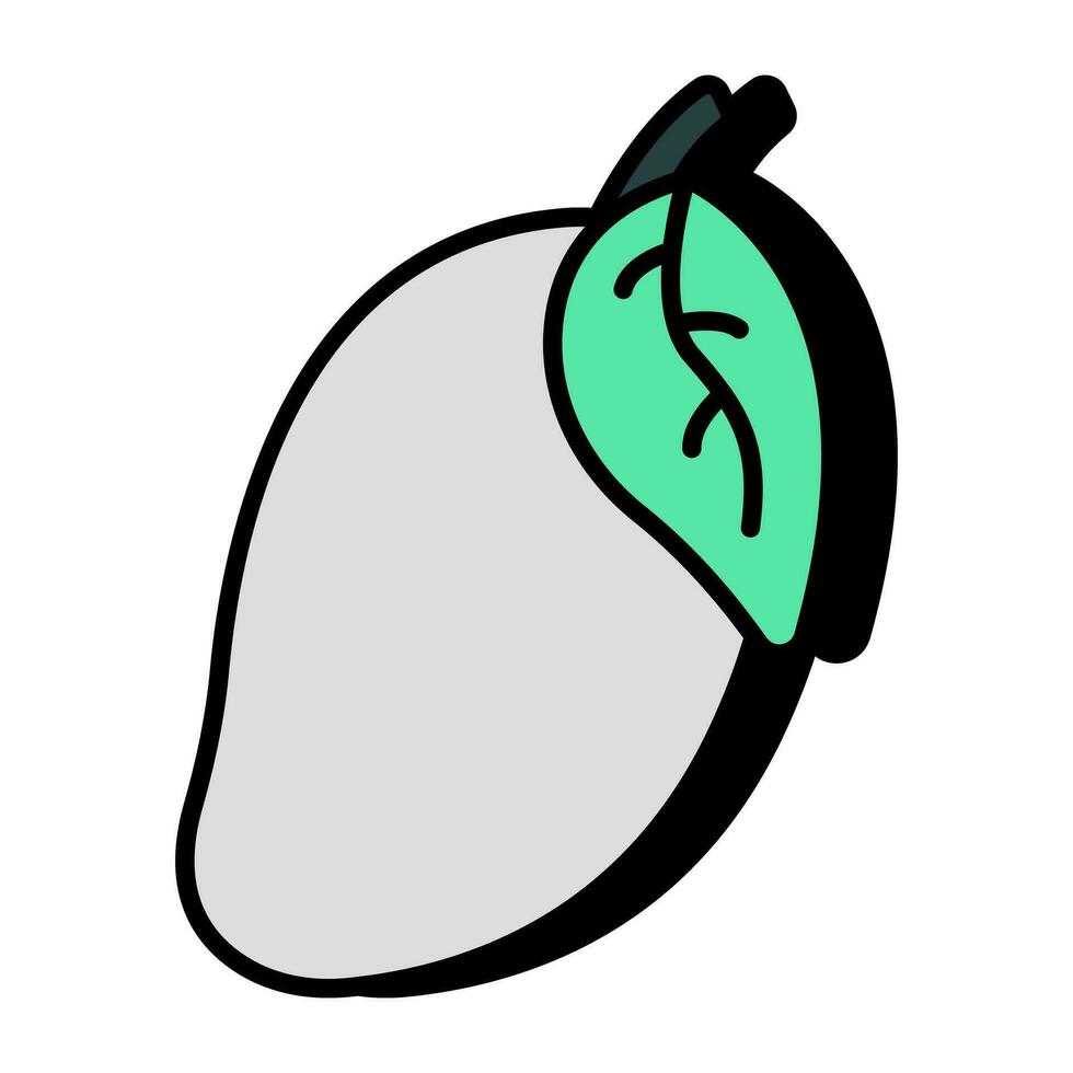 A beautiful design icon of mango vector