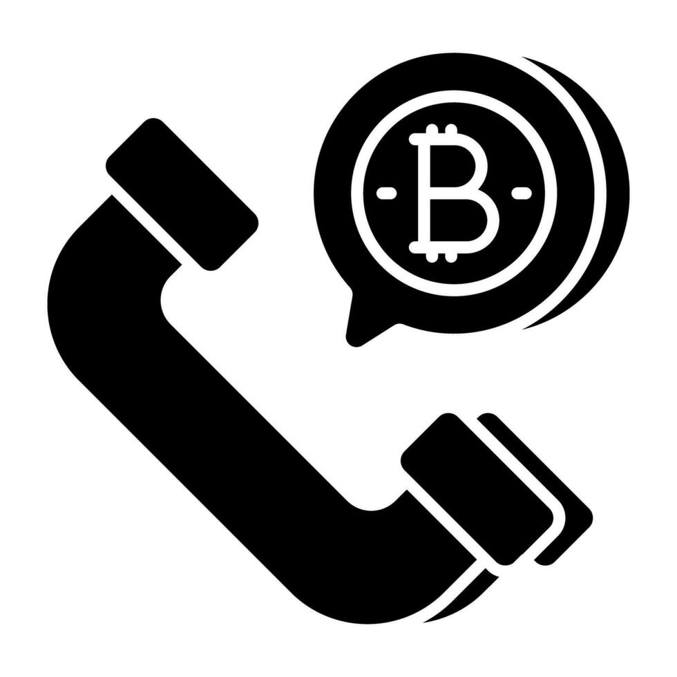 editable diseño icono de bitcoin telecomunicación vector