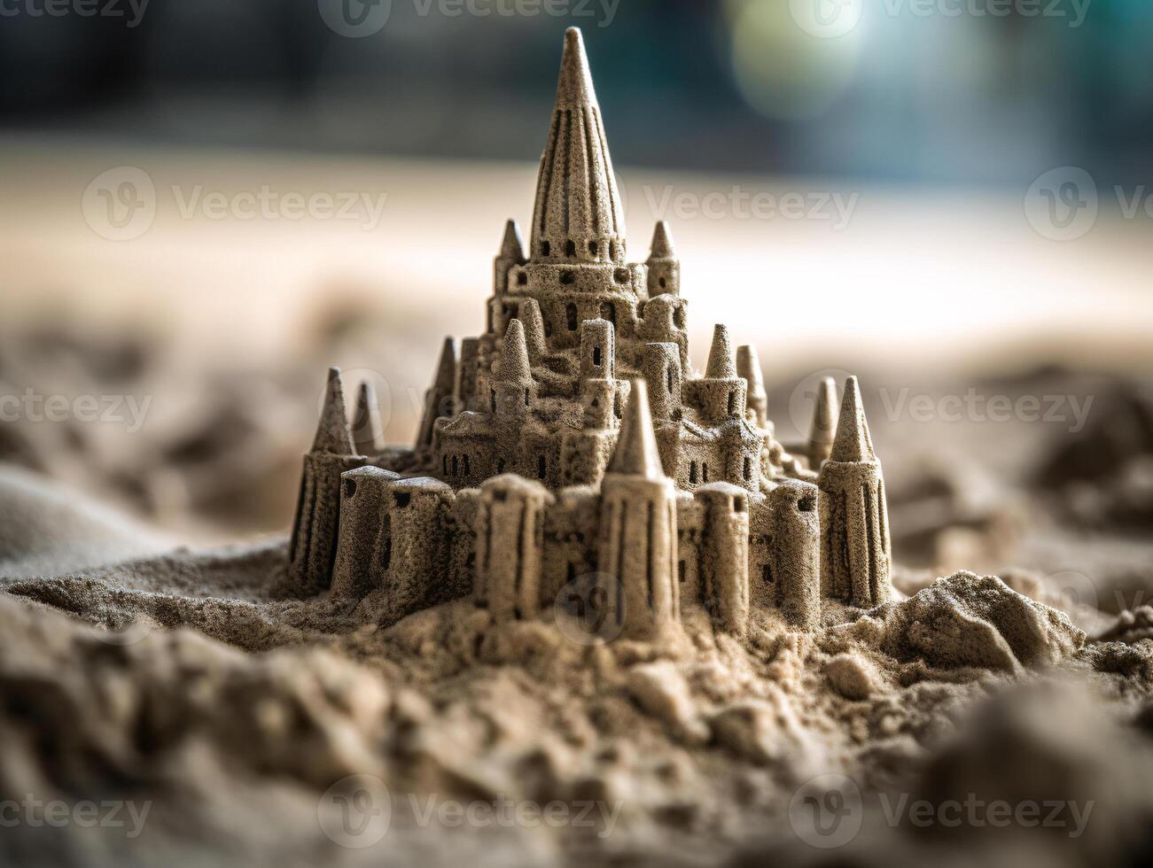 Waves and Sand - A Close-up Look at Beach Creativity - photo