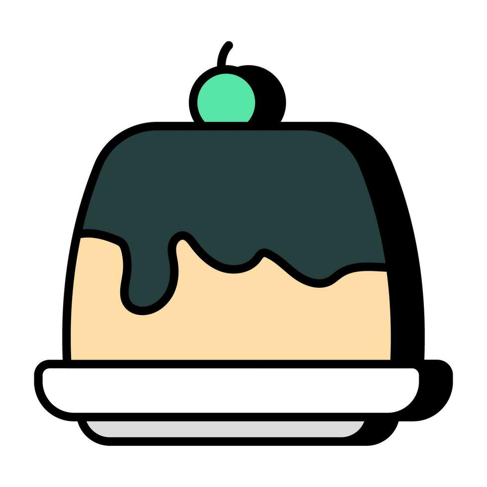 A perfect design icon of cake vector