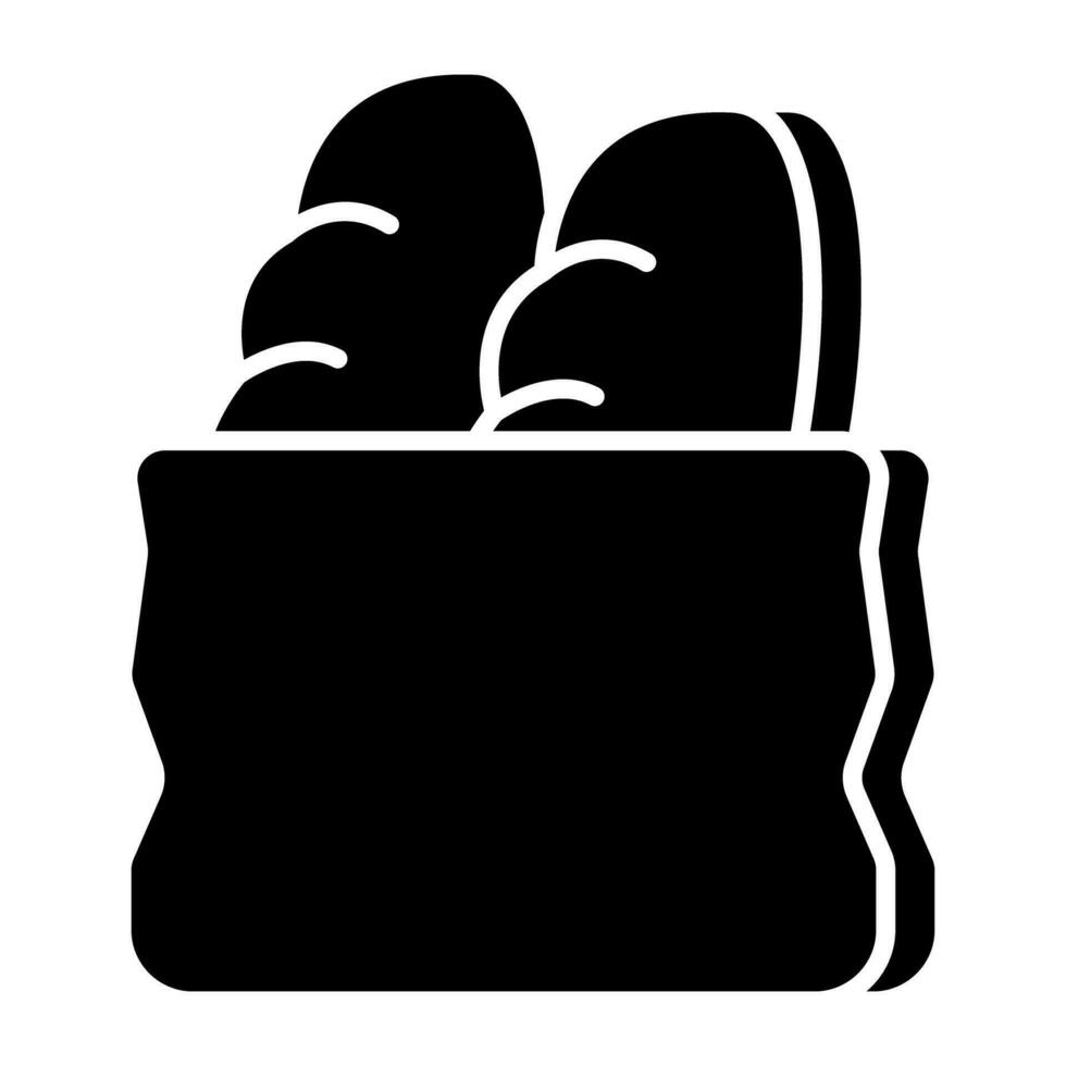 Trendy design icon of loaf breads vector